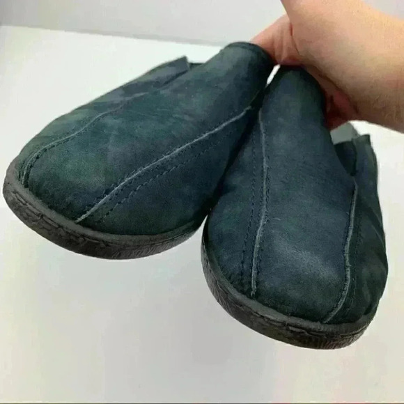 Portania clogs size 39 navy blue nubuck suede - Picture 9 of 13